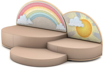 Produktbild von Sofa Regenbogen mit zweiter Ebene inkl. Bodenmatte