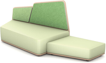 Produktbild von Sofa Edge mit Anstellhocker