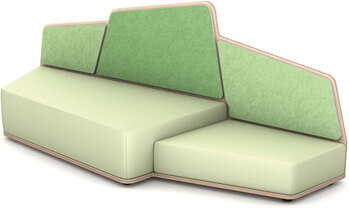 Produktbild von Sofa Edge mit zweiter Ebene