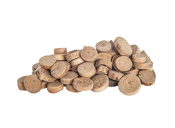 Produktbild von Treibholzscheiben klein ø 1 - 2,5 cm, ca. 520 Stück, 1 kg