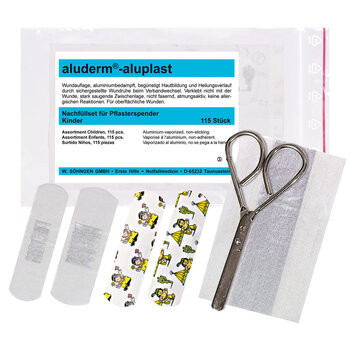 Produktbild von Nachfüllset aluderm-aluplast Kinderpflasterspender