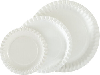 Produktbild von Pappteller, lebensmittelecht, ø 15 cm, 100 Stück