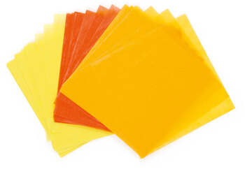 Produktbild von Transparent-Faltblätter Sonnenkreis, 42 g/m², 15 x 15 cm, 510 Blatt