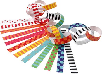 Produktbild von Papierstreifen für Girlanden, 400 Streifen