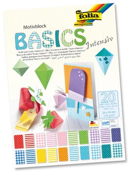 Produktbild von  Motivblock Basic Intensiv, 270 g/m², 24 x 34 cm, 20 Bogen