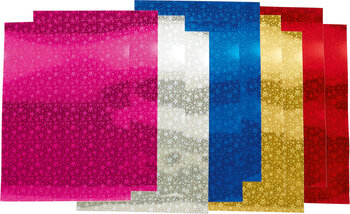 Produktbild von Hologrammkarton Sterne, 255 g/m², 50 x 35 cm, 10 Bogen
