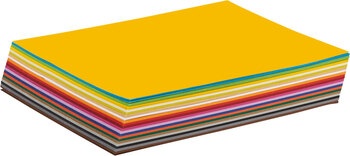 Produktbild von Aktionspaket Tonpapier, 130 g/m², DIN A4, 20 Farben, 200 Bogen