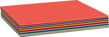 Produktbild von Aktionspaket Fotokarton, 300 g/m², 50 x 70 cm, 25 Farben, 100 Bogen 