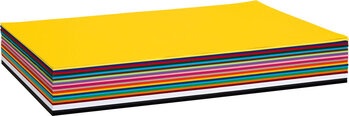 Produktbild von Aktionspaket Tonpapier, 130 g/m², 50 x 70 cm, 20 Farben, 600 Bogen