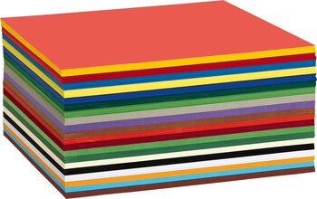 Produktbild von Aktionspaket Fotokarton, 300 g/m², 50 x 70 cm, 20 Farben, 300 Bogen
