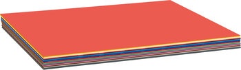 Produktbild von Farbsortiment Fotokarton 300 g/m² 50 x 70 cm, 50 Farben, 50 Bogen