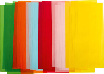 Produktbild von  Laternen-Zuschnitte, unifarben, 115 g/m² 50 x 20 cm, 30 Bogen