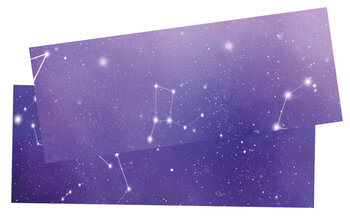 Produktbild von Laternen-Zuschnitte, Space, 50 x 20 cm, 30 Bogen
