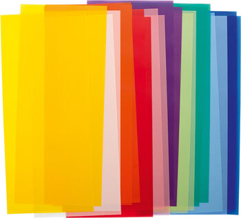 Produktbild von Laternen-Zuschnitte Unifarben, 115 g/m², 50,5 x 22 cm, 20 Bogen