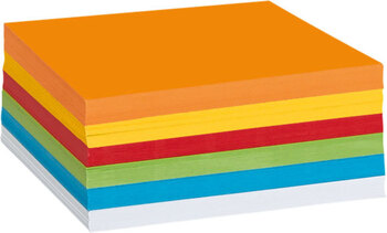 Produktbild von Tonkarton, 170 g/m², DIN A4, 6 Farben, 300 Bogen