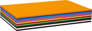 Produktbild von Tonkarton, 170 g/m², 50 x 70 cm, 15 Farben, 500 Bogen