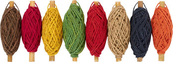 Produktbild von Flachskordel-Set, ø 4 mm, 8-teilig, 200 m