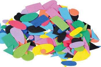 Produktbild von Moosgummi-Figuren, selbstklebend, 1000 Stück
