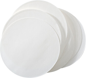 Produktbild von Vliespapier rund, 70 g/m², ø 12,5 cm, 100 Stück