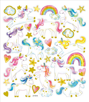 Produktbild von Sticker Einhorn, selbstklebend, 30 Stück 