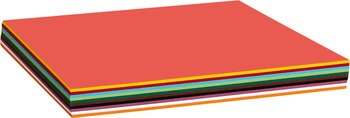 Produktbild von Aktionspaket Fotokarton, 300 g/m², DIN A4, 10 Farben, 50 Bogen
