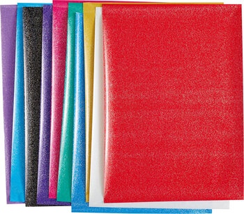 Produktbild von Glitter-Papier Glänzend, 80 g/m², 50 x 70 cm, 10 Bogen 
