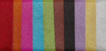 Produktbild von Glitterkarton, 280 g/m², DIN A4, 10 Bogen