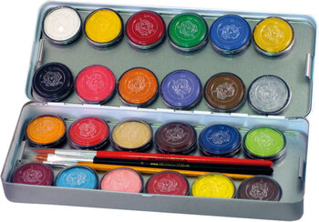 Produktbild von Profi-Schminkkasten mit 24 Farben
