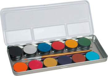 Produktbild von Profi-Schminkkasten mit 12 Farben