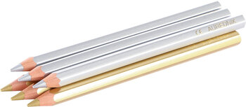 Produktbild von AUREDNIK Farbelefanten, lackiert, metallic gold & silber