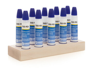 Produktbild von Klebestifthalter inkl. 10x AUREDNIK Duo-Pen Weißleim