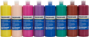 Produktbild von AUREDNIK Fingerfarben Ergänzungsset, 8x 750 ml