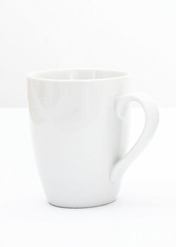 Produktbild von Porzellan-Tasse bauchig 