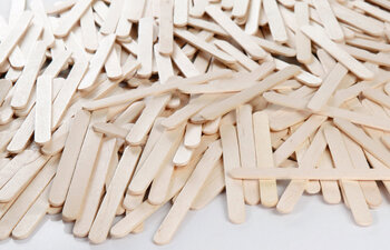 Produktbild von Holzstäbchen schmal natur