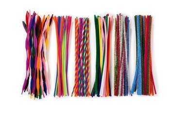 Produktbild von Buntes Pfeifenputzer Sortiment, ø 4 - 8 mm, 30 cm, 250 Stück