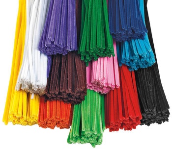 Produktbild von Bunte Pfeifenputzer, ø 6 mm, L 30 cm, 600 Stück