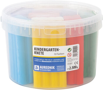 Produktbild von AUREDNIK Kindergartenknete, Eimer, 2,5 kg