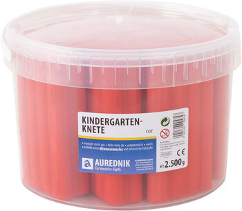 Produktbild von AUREDNIK Kindergartenknete, 2,5 kg, rot