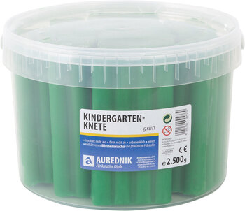 Produktbild von AUREDNIK Kindergartenknete, 2,5 kg, grün