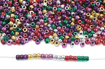 Produktbild von Kongoperlen metallic, 1.800 Stück