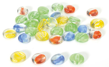 Produktbild von Glasnuggets marmoriert