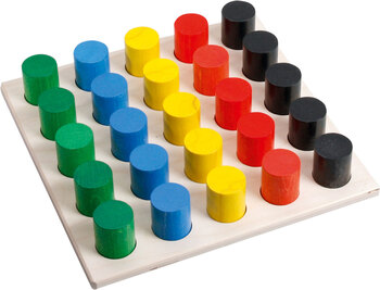 Produktbild von Steckbrett groß - Reihe - für 30 mm Jumbo Stecker