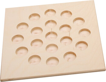 Produktbild von Steckbrett groß - Kreis - für 30 mm Jumbo Stecker