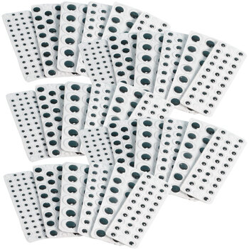 Produktbild von Wackelaugen-Sortiment  XXL selbstklebend 6 Größen  810 Stück
