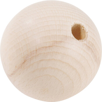 Produktbild von Holzkugeln ø 25 mm 50 Stück mit 6 mm Bohrung
