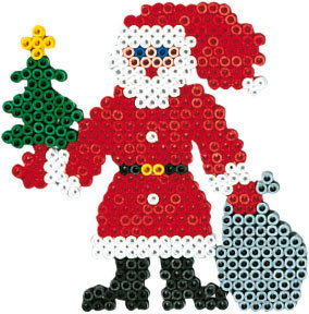 Produktbild von Hama Stiftplatte für Midi-Perlen, Weihnachtsmann 