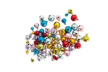 Produktbild von Glöckchen-Sortiment Metallic, 144 Stück