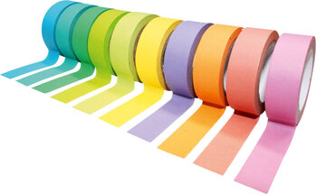 Produktbild von Papierklebeband Pastell 10 Rollen