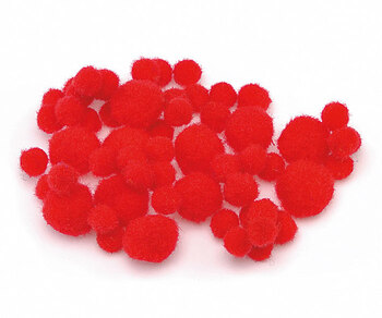 Produktbild von Pompons klein, 100 Stück