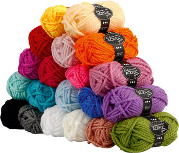 Produktbild von Wollpackung Fantasia farblich sortiert, 20 x 50 g